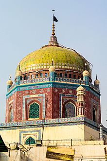 The Sabzwari shrine is located in Multan, Pakistan. Shrine of Hazrat Shah Shams ud din Sabzwari.jpg