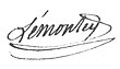 signature de Pierre-Édouard Lémontey