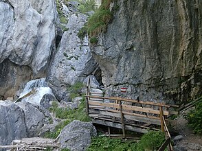 Steig durch die Klamm