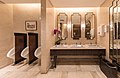 Sinks and urinals in the restrooms of The Fullerton Bay Hotel of Singapore.jpg
