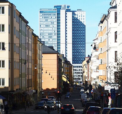 Vägbeskrivningar till Skatteskrapan med kollektivtrafik