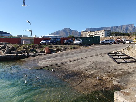 The slipway at OPBC