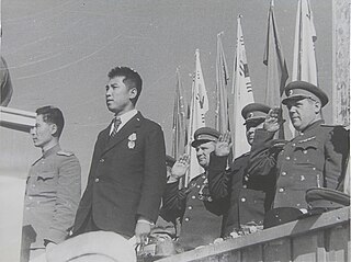 Soviet military advisers attending North Korean mass event.jpg