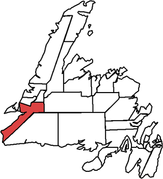 <span class="mw-page-title-main">St. George's-Stephenville East</span> Former provincial electoral district in Newfoundland and Labrador