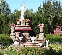 St. Mary Assumption (Dwight, Nebraska) Mother of Grace shrine 2.JPG