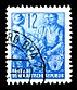 Postzegels DDR, vijfjarenplan, 12 Pfennig, offsetdruk 1953, 1957.jpg