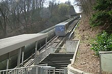 Peterskopfbahn neben den Druckrohrleitungen von Waldeck I