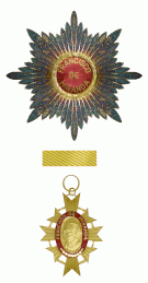 Ster lint en kruis van de Orde van Francisco de Miranda Venezuela.gif