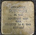 Stumbling Stone Ruth Marx, Gescher Hauptstrasse 35