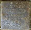 Stolperstein für Suse Sybill Katzenstein (Hardefuststraße 8)