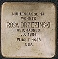 Stolperstein für Rosa Brzezinski (Mühlengasse 14)
