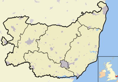 Location map United Kingdom Suffolk