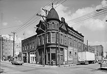 Sullivan's Saloon, photographed by Jack Boucher in 1976, following years of deterioration; this building was one of first to be renovated by developer Kristopher Kendrick Sullivans-saloon-knox-habs-tn8.jpg