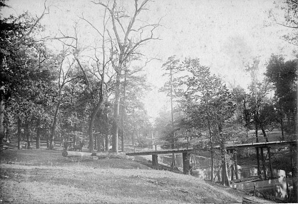 The Sunflower River Bridge in Clarksdale, 1890