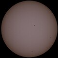 Sunspots - July 17, 2011.