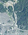 高槻ジャンクション・インターチェンジ周辺の空中写真（2020年撮影）