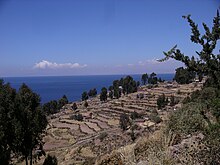 Terrassen auf der Insel Taquile