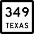 State Highway 349 markeri
