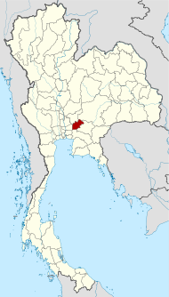 থাইল্যান্ডর মানচিত্রগত চাংৱাত নাখোন নায়োক
