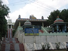 De tempel Thathagiri Murugan nabij Senthamangalam