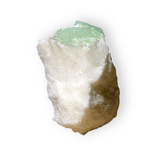 Thaumasite w-prehnite Hydrous basic calcium carbonate sulfate and silicate Fairfax Quarry near Contraville Fairfax County Virginia 1641.jpg