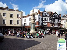 The Butter Market square outside of Canterbury Cathedral - geograph.org.uk - 2428011.jpg