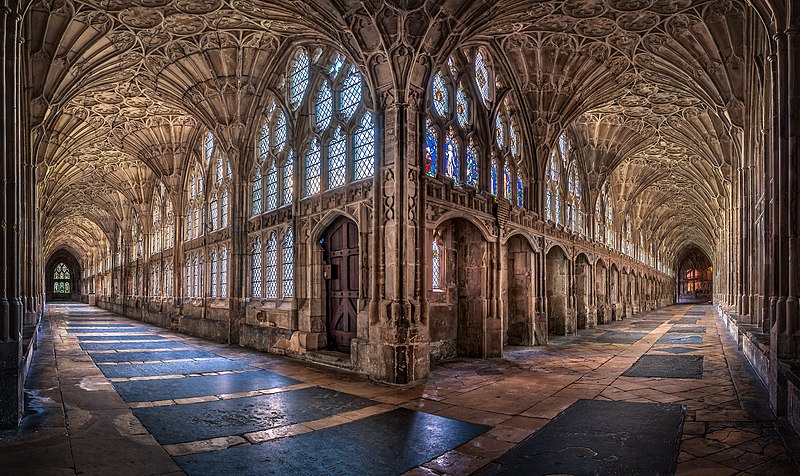 File:The Cloisters at Gloucester Cathedral.jpg