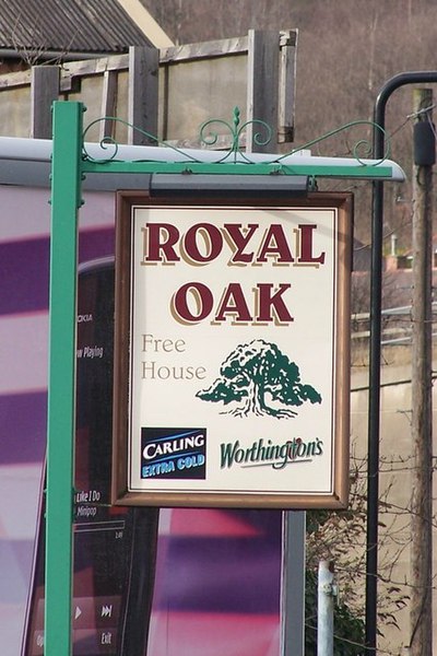 File:The Royal Oak Pub Sign, Blackburn Road, Sheffield - geograph.org.uk - 1296449.jpg