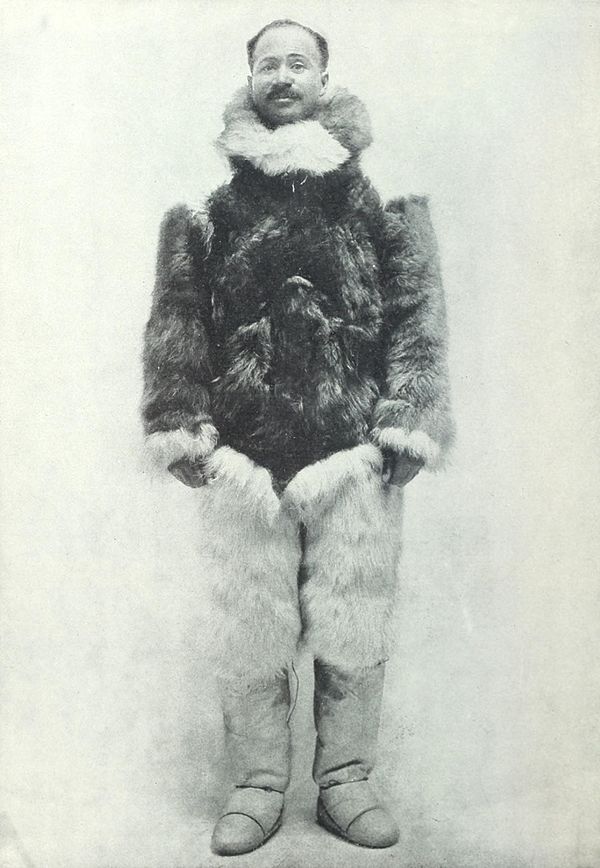 Henson in his Arctic furs