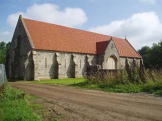 Tithe Barn, Pilton Historic building at Cumhill Farm in Pilton, Somerset, England