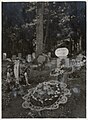 Tombe d'Ernest Psichari au cimetière de Rossignol. (Photo prise entre 1918 et 1919).
