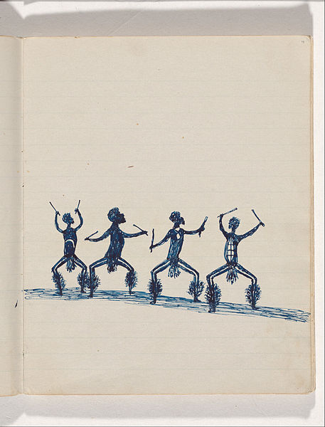 File:Tommy McRAE - Kwatkwat people - (Corroboree) Sketchbook mainly of activities of Aboriginals and Whites - Google Art Project (708901).jpg