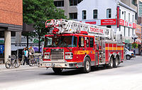 Leiterwagen der Feuerwehr Toronto