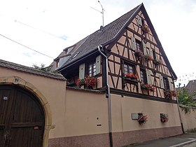 Illustrasjonsbilde av artikkelen House at 85, Grand-Rue i Turckheim