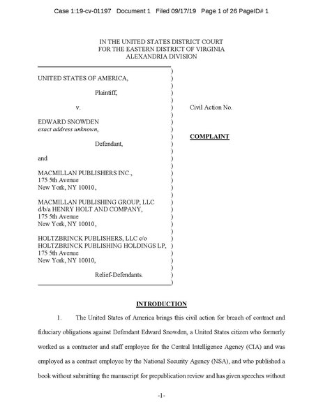 File:US DOJ Edward Snowden Civil Complaint.pdf