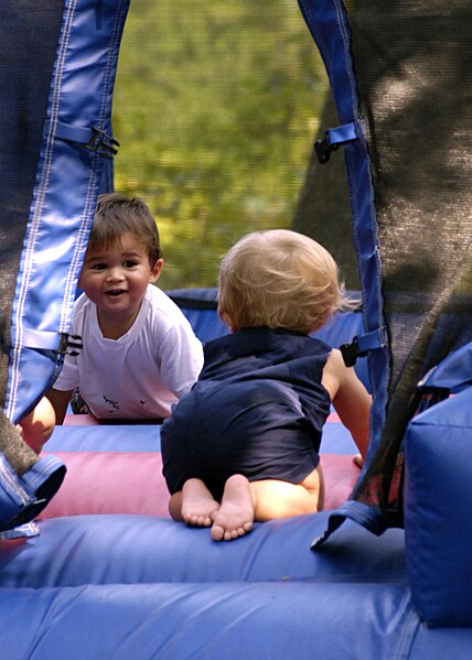 File:US Navy 070825-N-8949D-013 Youngsters explore the "bounce house" during this year's SEAL Pup Campout.jpg