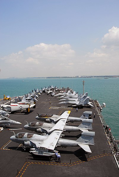 File:US Navy 090424-N-6597H-003 The aircraft carrier USS John C. Stennis (CVN 74) transits Singapore harbor before arriving pier side at Changi Naval Base, Singapore.jpg