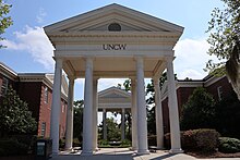 Arches next to Morton and Leutze halls University of North Carolina Wilmington Main Campus (15 August 2023) 176.jpg