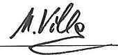 Signature of Mélanie Berger-Volle