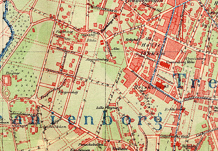 Uranienborg map 1900