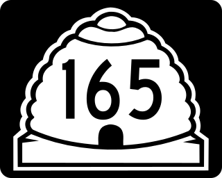 <span class="mw-page-title-main">Utah State Route 165</span> State highway in Utah, United States