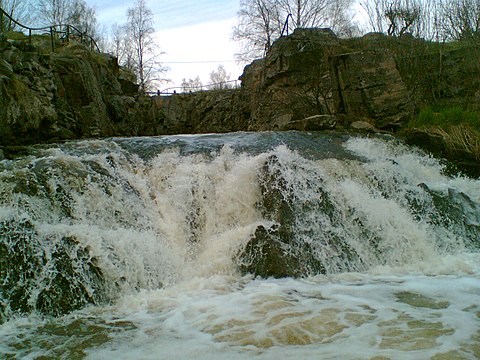 The Kuhakoski rapids in Uusimaa, Finland