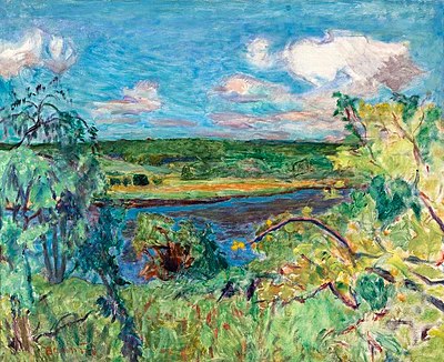 Vernonnet - Paysage près de Giverny (1922), Aberdeen Art Gallery
