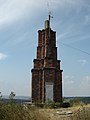 Wieża triangulacyjna na górze Veliš w Czechach