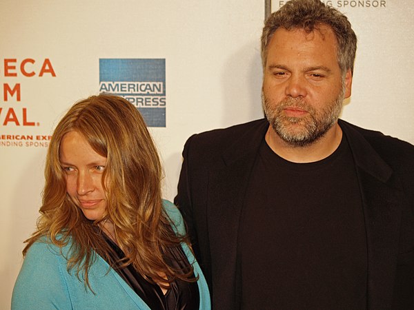 D'Onofrio with then wife Carin van der Donk at the Tribeca Film Festival in New York City for the premiere of Speed Racer in 2008