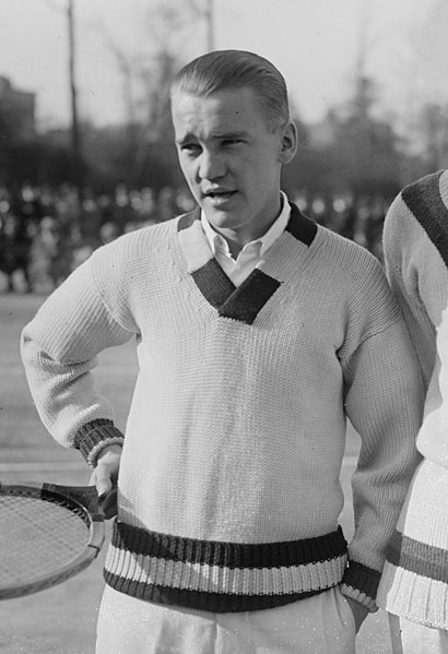 Richards at the 1922 Davis Cup