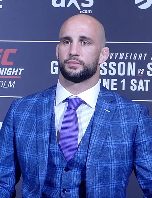 Volkan Oezdemir at UFC Fight Night 153 in Stockholm, Sweden