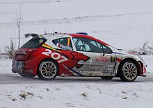 Vouilloz at the 2009 Monte Carlo Rally Vouilloz Klinger 2009.jpg