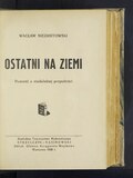 Wacław Niezabitowski Ostatni na ziemi