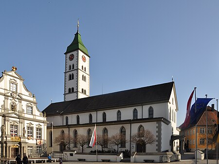 Wangen Pfarrkirche St Martinus außen 2